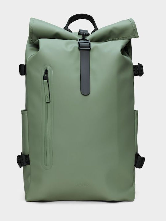 Rains Rolltop Rucksack Waterproof 23lt Green
