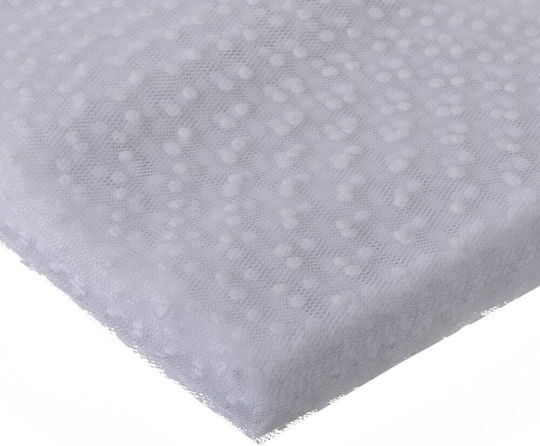 French Polka Dot White Tulle 14 X 14cm 100pcs Nv-7300016
