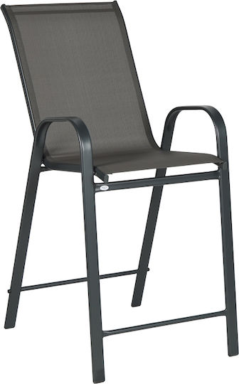 Μεταλλικό Σκαμπό Μπαρ Ανθρακί 55x70x114cm Μεταλλικό Σκαμπό Μπαρ Ανθρακί 55x70x114cm