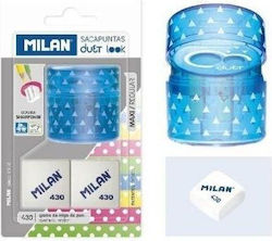 Milan Duet Double Pencil Sharpener Blue