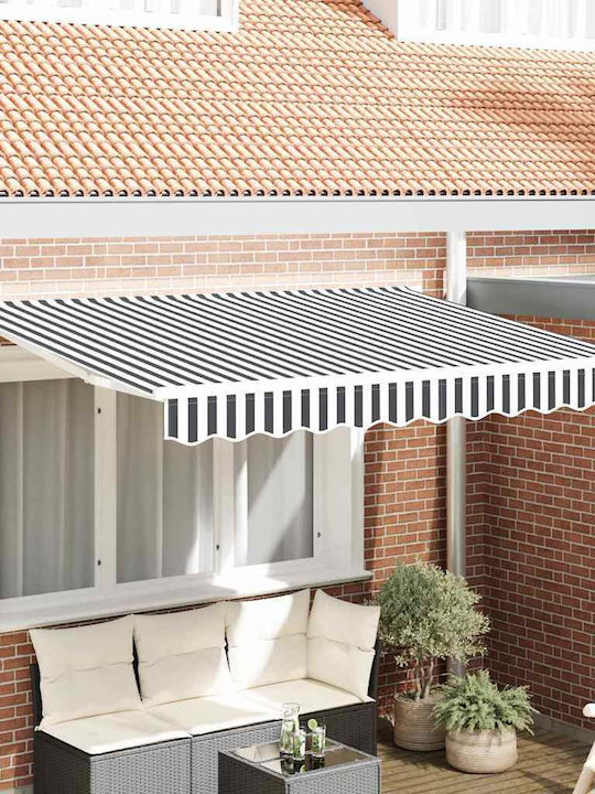vidaXL Terrace Wall Tent with LED Light Gray 3x2cm