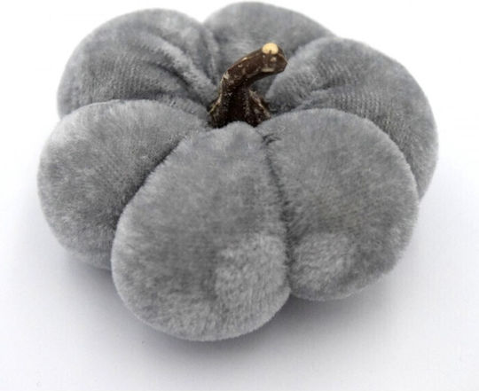 Velours Kürbis 7.5cm Grau