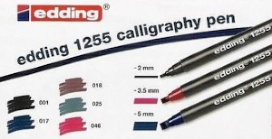 Edding Μαρκαδόρος Καλλιγραφίας Μπλε 3.5mm 01.1255-3.5