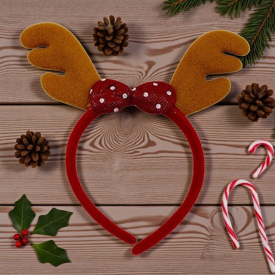 Christmas Brown Reindeer Antler Headband 1epx3167