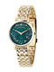 Pierre Cardin Women's Watch with Gold Metal Bracelet