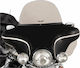 Slipstreamer Windshield 130 Series S-135-13 Flhtcui 1450 Efi 99-06 Flht 99-03 Flhx 1584 07-11 Harley Davidson Flhtcu Abs 08-11 Flhtk 1690 11-13 Gray