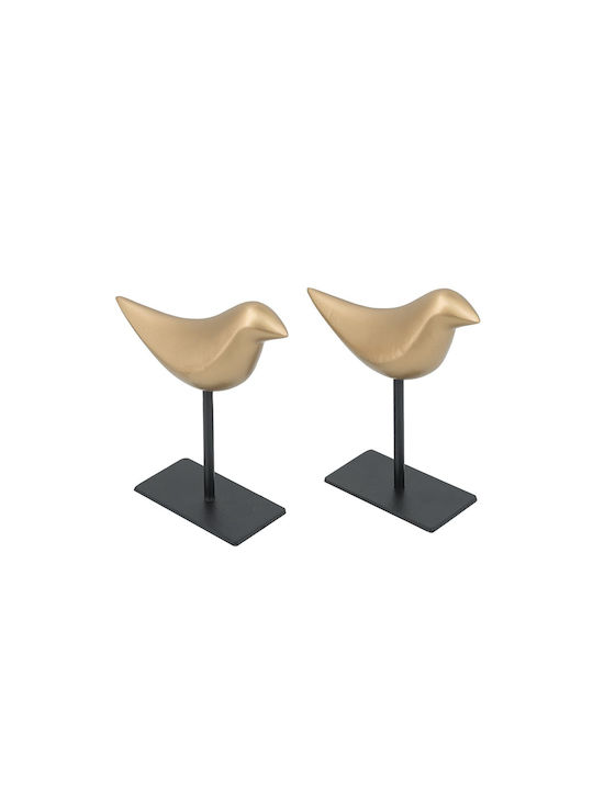 Artekko Set of Decorative Birds Polyresin 16x6x20cm 2pcs