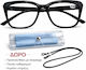 Panora Reading Glasses +3.00 in Black color 14701
