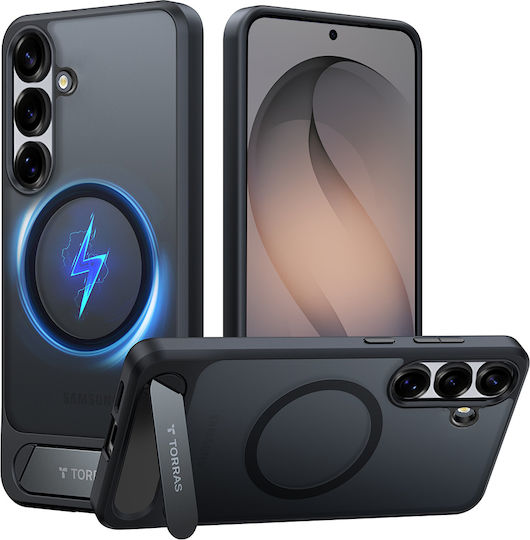 Torras Pstand Back Cover Μαύρο (Galaxy S26)