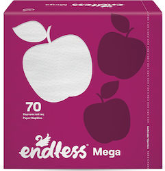Endless Mega 32x70 Χαρτοπετσέτες Λευκές 188gr