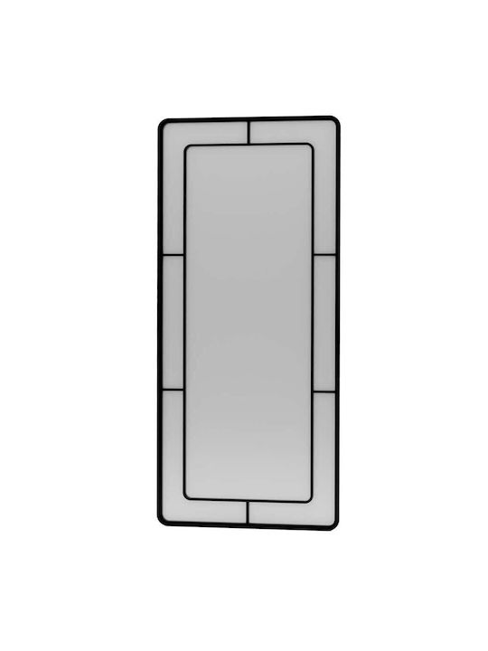 Hanah Home Floor Mirror with Black Metal Frame ...