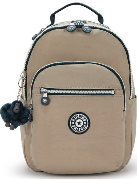 Kipling Σχολική Τσάντα Πλάτης Καφέ