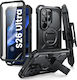 Supcase ArmorBox Mag 360 Full Cover Silicone Plastic Tempered Glass Black (Galaxy S26 Ultra)