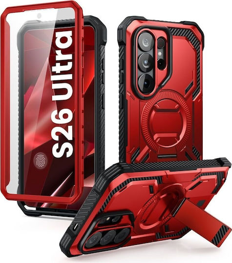 Supcase ArmorBox Mag Back Cover Silicone Plastic Tempered Glass Red for Galaxy S26 Ultra | Skroutz.mt Supcase ArmorBox Mag Back Cover Silicone Plastic Tempered Glass Red for Galaxy S26 Ultra | Skroutz.mt