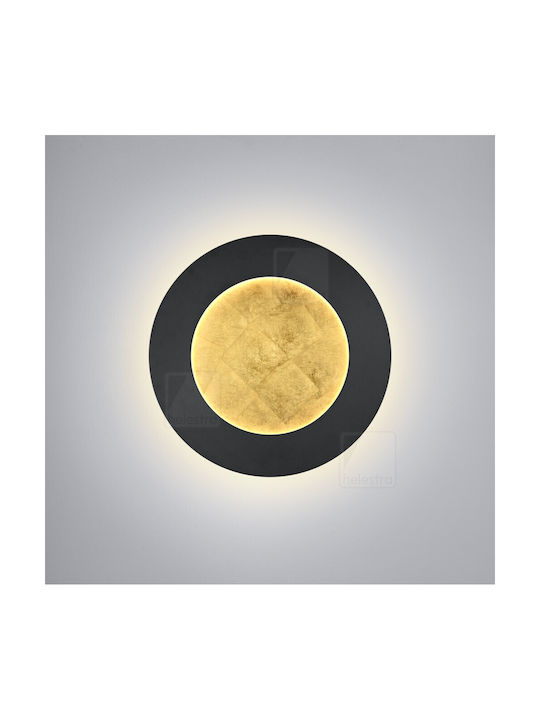 Helestra Deckenleuchte 60cm Schwarz mit Integrierter LED
