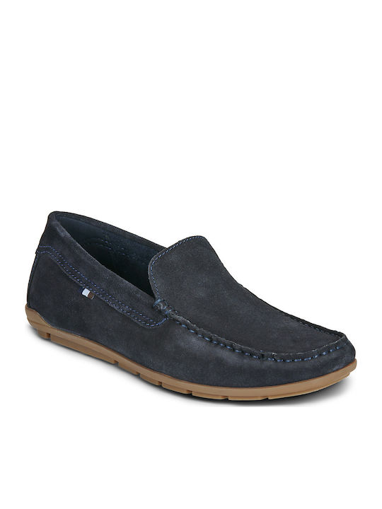 Herren Mokassins in Blau Farbe