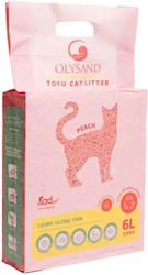 Olysand Litter Tofu with Scent Peach 2.5kg / 6lt