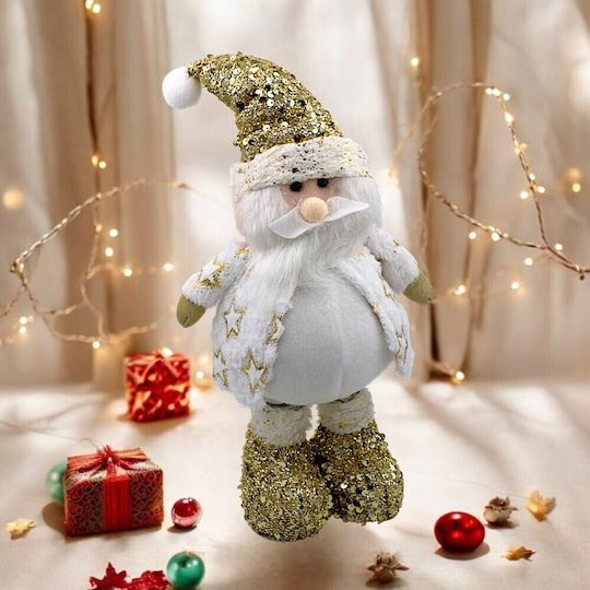 Dekorativer Weihnachtsmann Weiß