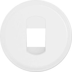 Celiane Plate Simple Speaker Socket White