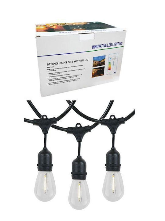 Wasserdichte Kettenbeleuchtung LED 5m mit 10 Lampen