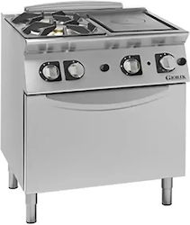 Gewerbliche Herde Gas-Küche 2 Brenner 1 Platte ...