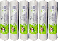 6x Еднократни хартиени чаршафи Roial 60смx50м 2 слоя