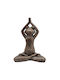 Artekko Animal Brown Decorative Frog Magnesium 29x38x17 Cm 29cm X 38cm X 17cm