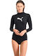 PUMA Femei Mânecă lungă Tricou de protecție solară Negru