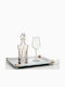 Decanter Set with Glass / Crystal Gold 3 Pieces