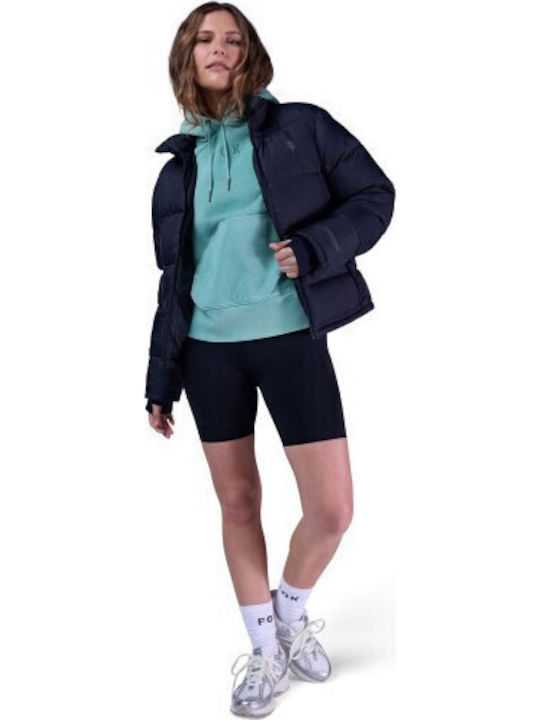 Fox Long Women's Sweatshirt Hooded Green