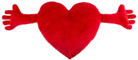 Out of the Blue Throw Pillow Red
