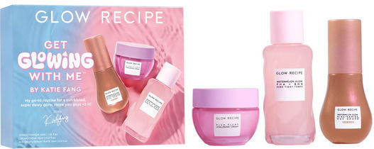 Glow Recipe Get Glowing With Me Kit by Katie Fang Skin Care Set 3pcs