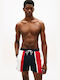 Men's Swimwear Bermuda Dark blue, White, Red