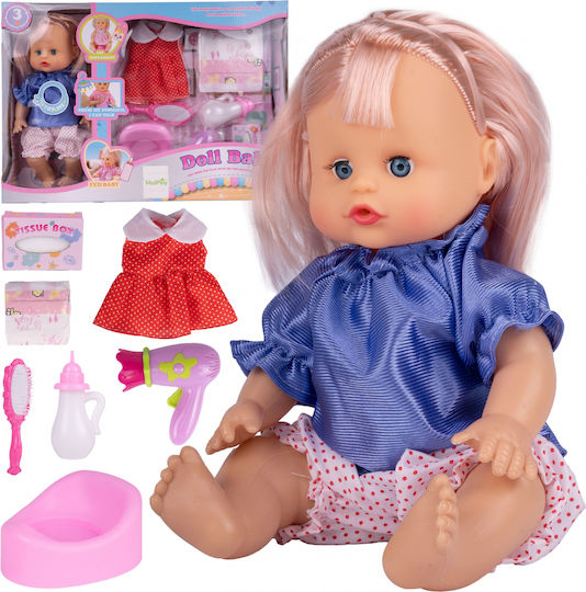 MalPlay Set papușă bebe 46 cm.