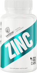 Swedish Supplements Zinc 25мг 60 капси Swedish Supplements Zinc 25мг 60 капси