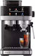 Sencor Automatische Espressomaschine Eingebaut 1350W Druck 20bar mit Mahlwerk Gray SES 5000SS
