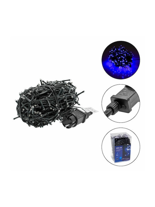 500 Lights LED 40m. x 11.6cm Blue type Rain 1pcs