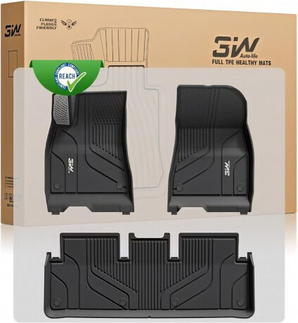 Set 3 Covorașe Interioare Premium 3w Auto Life Tesla Model 3 Highland 2024-2026 All-weather Thorex Rezistență Mărită La Uzură