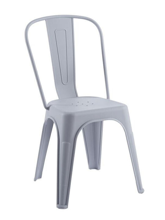 Outdoor-Stuhl Polypropylen Relix Gray 47x47x86εκ.