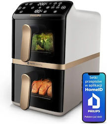 Philips Ovi Dual Basket Еър Фрайър с Wi-Fi и Дв...