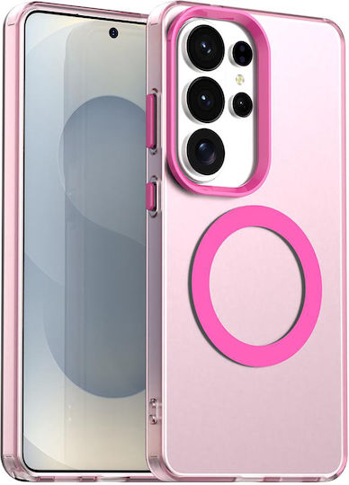 Techsuit Candycase Umschlag Rückseite Kunststoff / Silikon Rosa (Galaxy S26 Ultra)