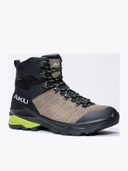 Aku Încălțăminte de Drumeție pentru Bărbați Tip Botine Impermeabile cu Membrană Gore-Tex Negre