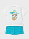 Kinder-Set mit Shorts Sommer 2Stück White