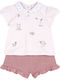 Kids' Set with Shorts Summer 2pcs Pink