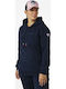 Γυναικείο Φούτερ με Κουκούλα Navy Blue
