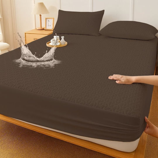 Pucioasa King Size Waterproof Set cu Fețe de Pernă 200x200cm