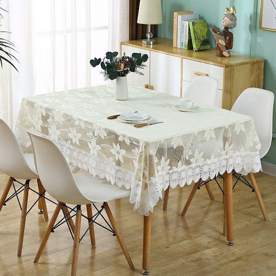 Tischtuch Beige 150x150cm