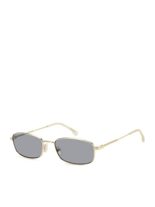 Victoria Beckham Unisex Sonnenbrille mit Gold Gestell und Gold Linse