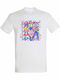 Kids' T-shirt White Kpop Huntrix, Saja Girls Anime, Mira Rumi Joey, Demon Hunter Design, K-pop Fan Art
