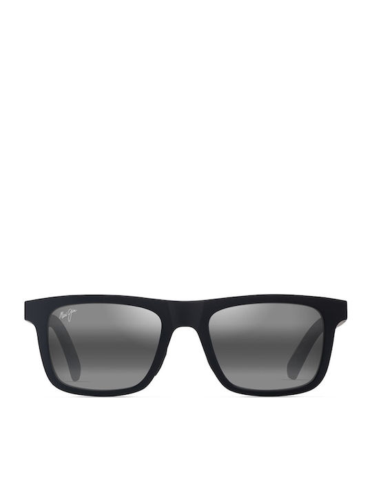 Maui Jim Ανδρικά Γυαλιά Ηλίου με Μαύρο Κοκκάλινο Σκελετό και Γκρι Φακό 341-02